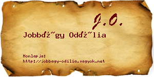 Jobbágy Odília névjegykártya